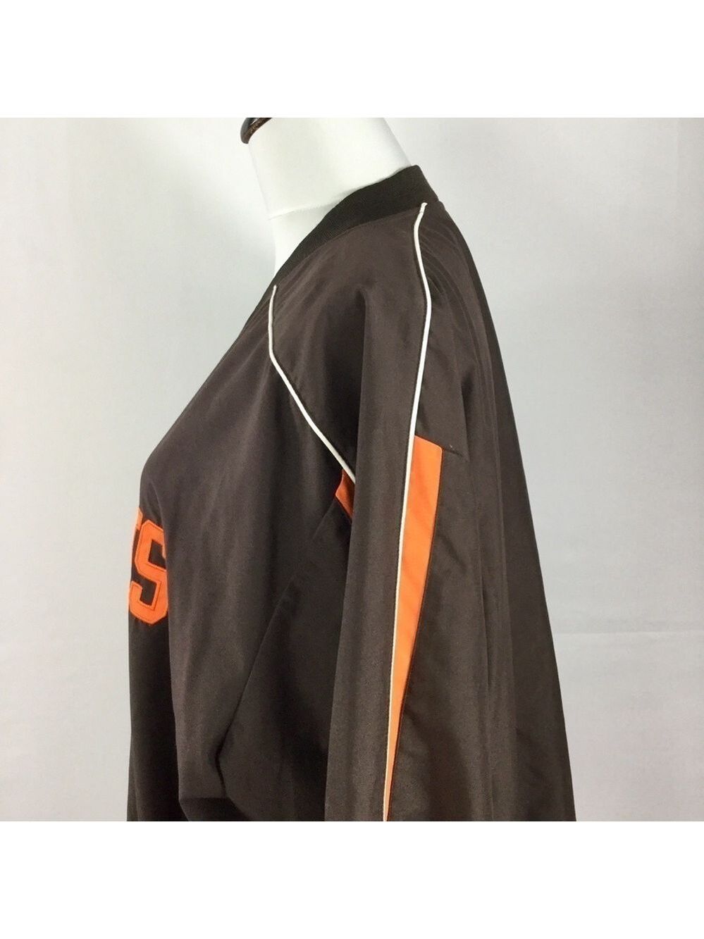 Cleveland Browns NFL Team Apparel Pullover Windbreaker Windshirt Size XL - Picture 6 of 14